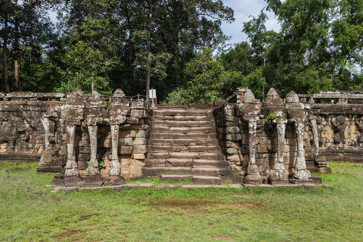 The Terrace of the Elephants in Angkor Thom